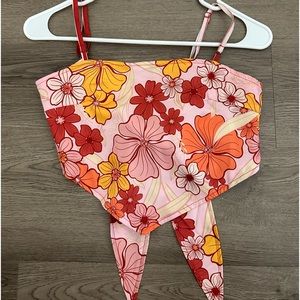 Floral bandana top size XS